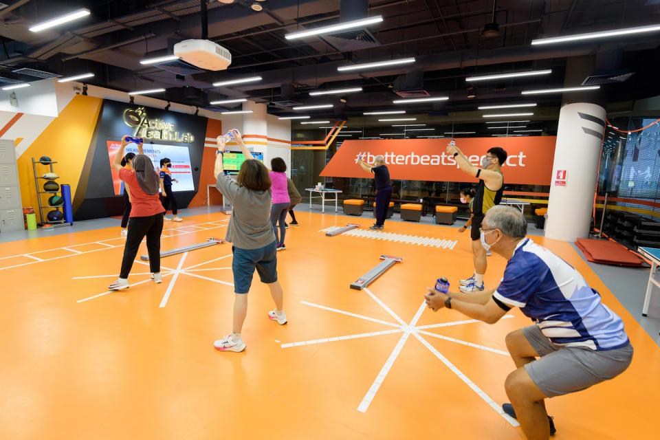 Active Agers Workshop at the Active Health Lab at Our Tampines Hub. (PHOTO: Sport Singapore)