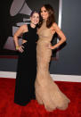 Kelly Osbourne (L) and Giuliana Rancic arrive at the 55th Annual Grammy Awards at the Staples Center in Los Angeles, CA on February 10, 2013.