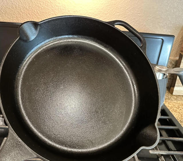 A man gave his cast-iron skillet 80 coats of seasoning for 'science.'  Here's what happened