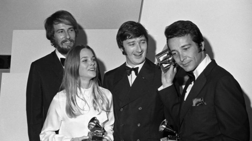 Band at an awards show; The Mamas and the Papas