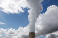 FILE PHOTO: View of the cooling towers at the Golfech nuclear plant on the edge of the Garonne river between Agen and Toulouse