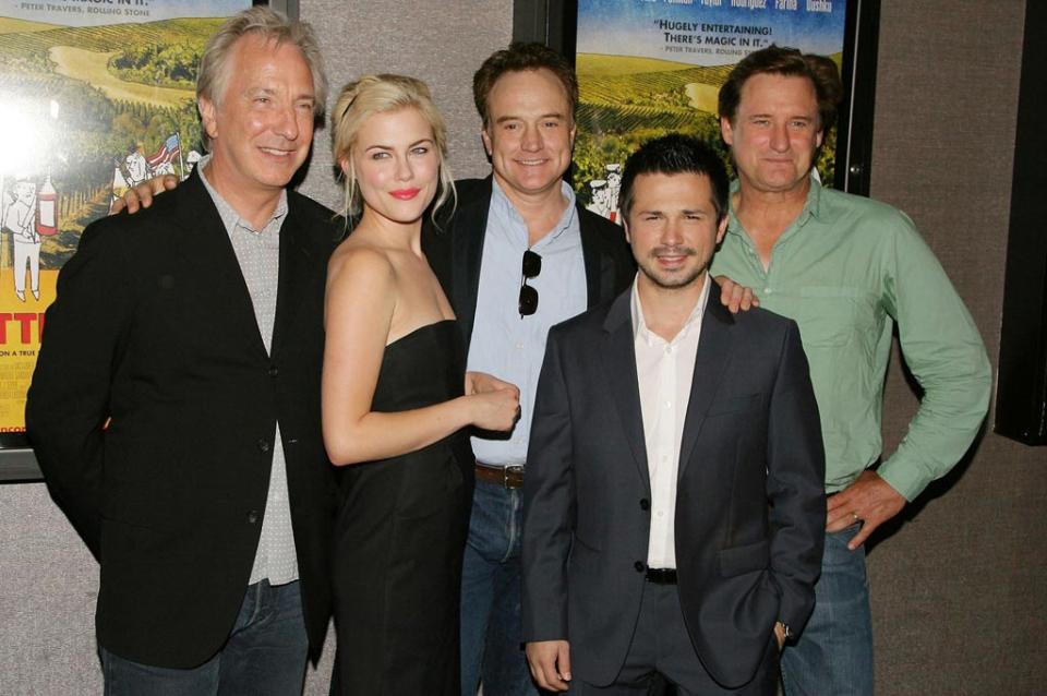 Bottle Shock NY Premiere 2008 Alan Rickman Rachael Taylor Freddy Rrodriguez Bradley Whitford Bill Pullman