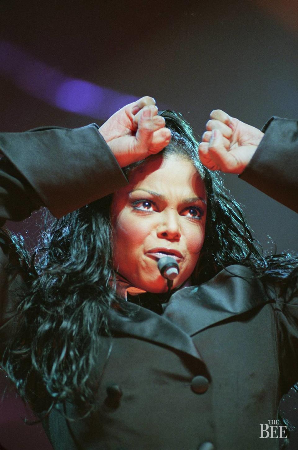 Janet Jackson performs at Arco Arena Friday night, Aug. 14, 1998. Live Nation Concert Week offers $25 tickets to over 5,000 shows. Peso Pluma, Janet Jackson, Bryson Tiller, Maxwell will stop in Sacramento.