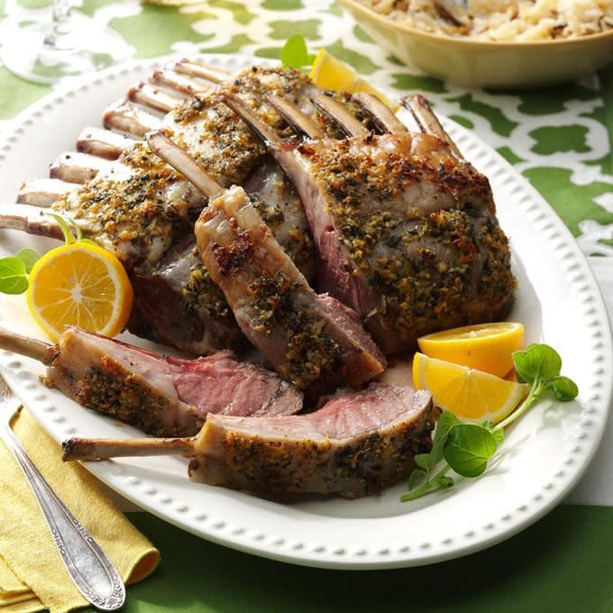 Mediterranean Rack of Lamb