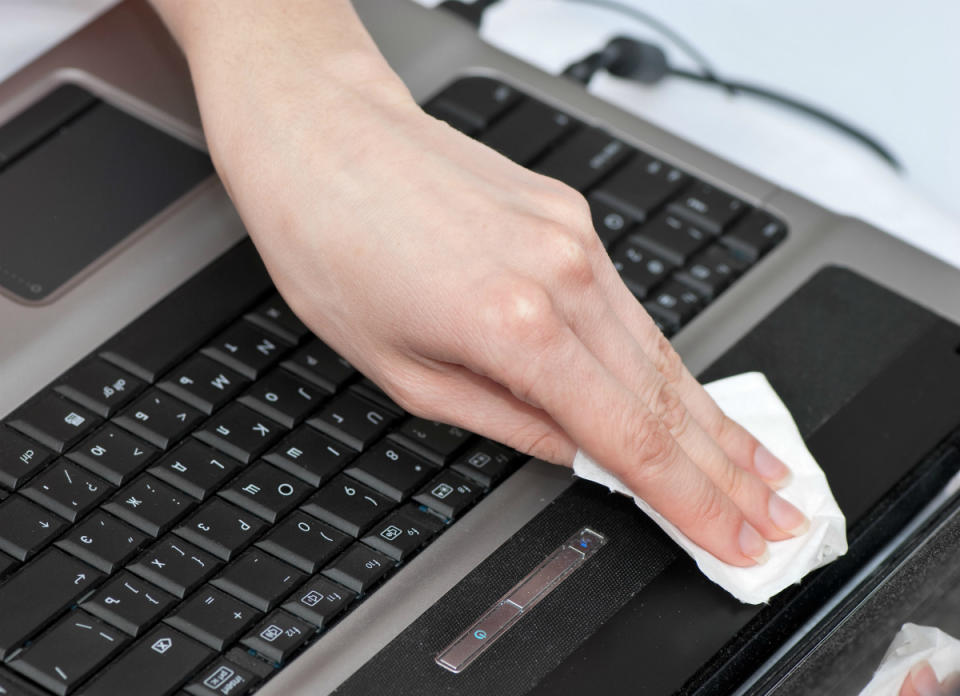 <body> <p>Cleansing wipes are so convenient for cleaning small messes or keeping <a rel="nofollow noopener" href=" http://www.bobvila.com/slideshow/7-countertop-materials-you-can-actually-afford-48627?bv=yahoo" target="_blank" data-ylk="slk:kitchen counters;elm:context_link;itc:0;sec:content-canvas" class="link ">kitchen counters</a> fresh. You can make a DIY version with a coffee can and a roll of paper towels. Cut the roll of towels with a knife so that it fits into the can. Then, create a cleaning solution with 1/2 cup vinegar, and 1/4 each of rubbing alcohol and water. Add a drop or two of dish soap and your favorite essential oil and pour that solution over the towels. Remove the cardboard roll from the center and pull the center towel through a hole you create in the coffee can’s top. Then, simply reach for a wipe whenever you need one.</p> <p><strong>Related: <a rel="nofollow noopener" href=" http://www.bobvila.com/slideshow/21-ways-to-spring-clean-your-whole-house-naturally-47139?bv=yahoo" target="_blank" data-ylk="slk:21 Ways to Spring Clean Your Whole House—Naturally;elm:context_link;itc:0;sec:content-canvas" class="link ">21 Ways to Spring Clean Your Whole House—Naturally</a> </strong> </p> </body>