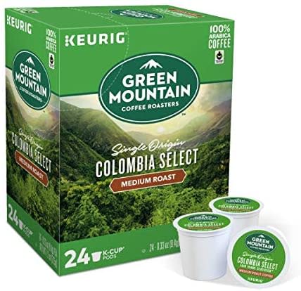 Green Mountain Coffee Colombia Select, Single-Serve Keurig K-Cup Pods BEST FOR K-CUPS