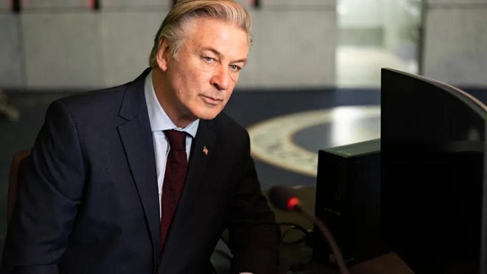 Alec Baldwin in "97 Minutes"<p>Lighthouse Pictures/Pavan Grover/Black Hangar Productions/Orwo Studios</p>