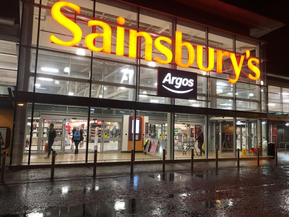 Sainsbury’s has revealed a jump in half-year profits (PA) (PA Wire)