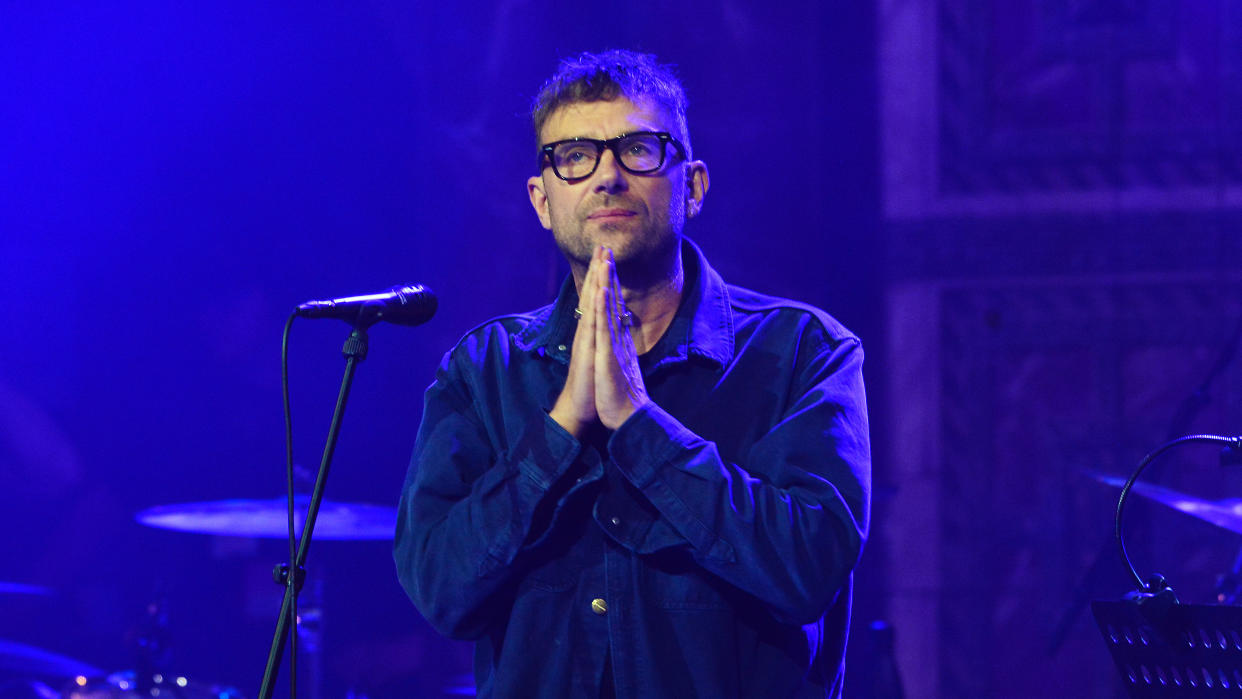 Damon Albarn says he turned his feeling of being an outsider into positive creative energy. (Jim Dyson/Getty Images)                                    
