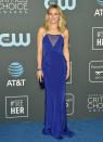 <p>Kristen Bell cayó rendida ante el azul de Cushnie. Getty Images </p>