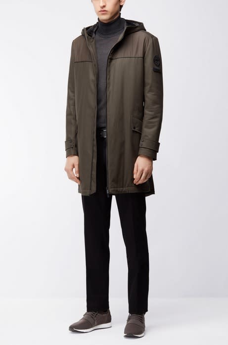 Auch Hugo Boss ist mit ihrem Winterparka „Meret“ unter den Gewinnern des Vegan Fashion Awards. (Bild: hugoboss.com)