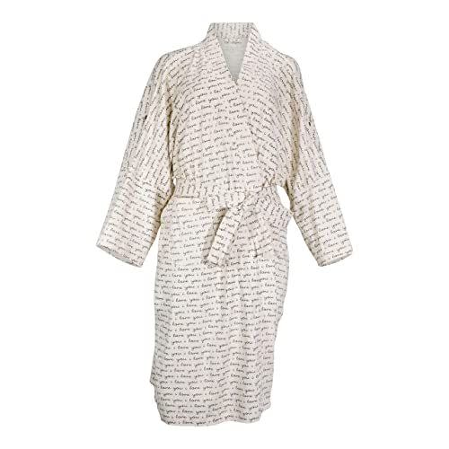 20) Organic Cotton Kimono Robe