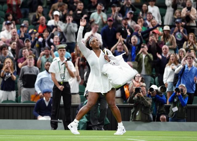 Returning Serena Williams ousted at Wimbledon after shocking 1st