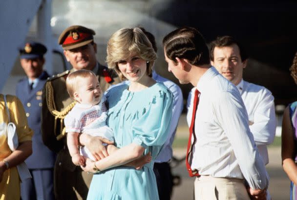 PHOTO: Prince Charles and Princess Diana visit Australia with their son, Prince William, March 20, 1983. (Tim Graham Photo Library via Getty Images)