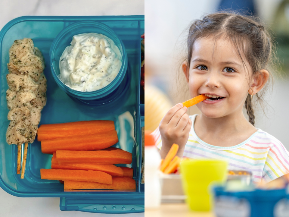 Die mediterrane Ernährung eignet sich gut für Lunchpakete für Kinder. - Copyright: Nichola Ludlam-Raine/Getty