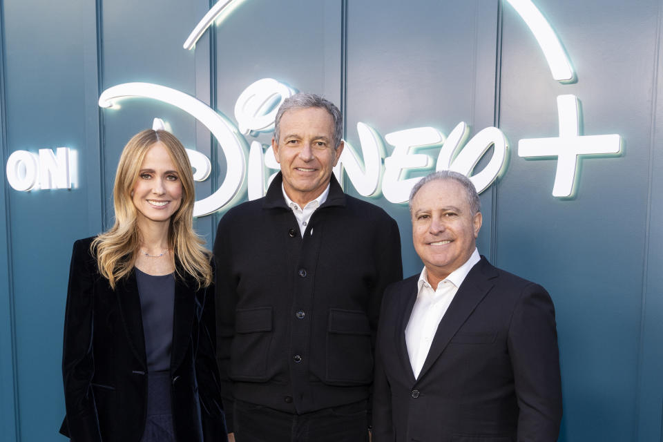 Dana Walden, Bob Iger and Alan Bergman