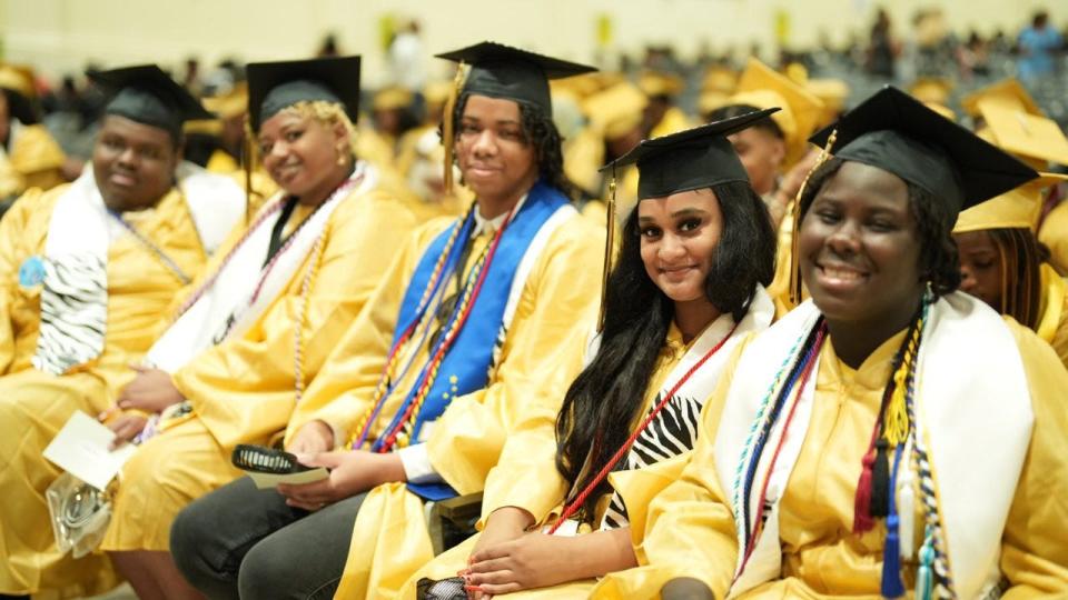 Memphis-Shelby County Schools graduates of Whitehaven High School heard Gov. Bill Lee speak at their graduation ceremony on Saturday, May 21, 2022.