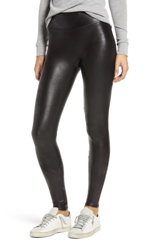 My Favorite Spanx Faux Leather Leggings Are 34% Off