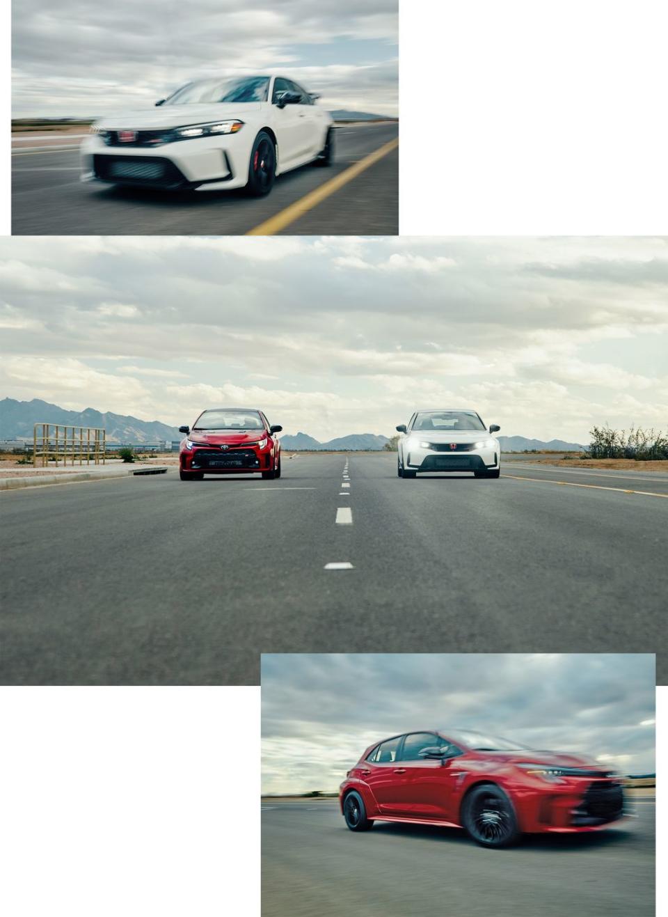 2023 honda civic type r and the toyota 2023 gr corolla