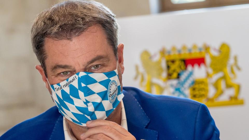 CSU-Chef Markus Söder bekräftigt, dass er in Bayern bleiben möchte.