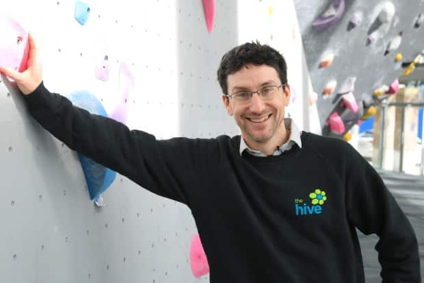 Andrew Coffey, the self-described king worker bee of The Hive Climbing and Fitness, owns and operates several gym locations in B.C.