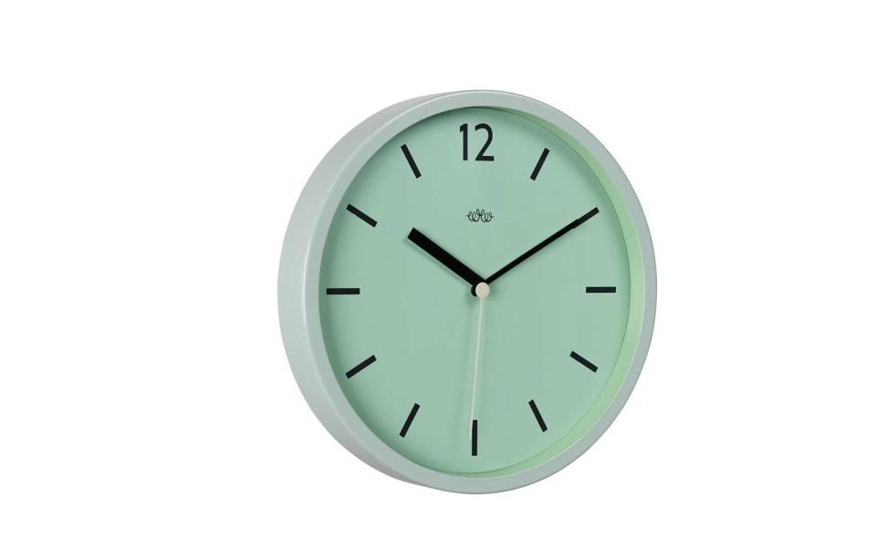 <p>The bold color of this clock gives its classic shape a modern upgrade—perfect for accenting any home décor style.</p> <p>To buy: <a rel="nofollow noopener" href="https://click.linksynergy.com/fs-bin/click?id=93xLBvPhAeE&subid=0&offerid=390098.1&type=10&tmpid=8158&RD_PARM1=http%253A%252F%252Fshop.nordstrom.com%252Fs%252Fwild-and-wolf-wall-clock%252F4553304&u1=TLGGG150Under50EOMay17" target="_blank" data-ylk="slk:Nordstrom;elm:context_link;itc:0;sec:content-canvas" class="link ">Nordstrom</a>, $40</p>