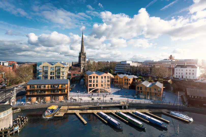 Complex Development Projects (CDP) has shared this CGI of how its development at Redcliffe Wharf could look -Credit:Preconstruct Ltd/ Complex Development Projects