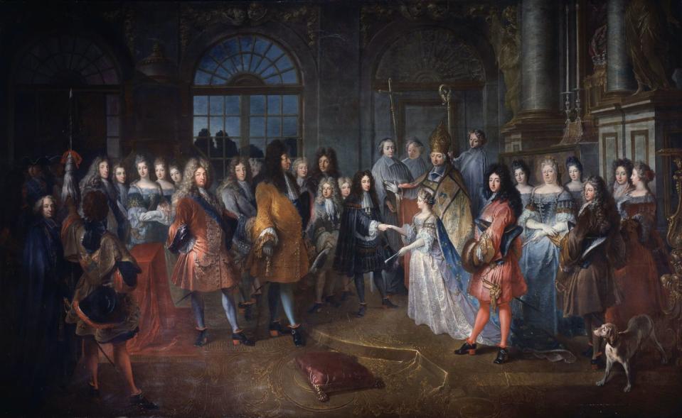 <p>Weddings during the 17th century were seen as a celebration where <a href="https://www.historyextra.com/period/stuart/fashion-history-what-did-women-wear-past-trends-outfits-clothes-design/" rel="nofollow noopener" target="_blank" data-ylk="slk:extravagance was expected;elm:context_link;itc:0;sec:content-canvas" class="link ">extravagance was expected</a>. The bride would wear her best dress and certain colors were reserved for her big day, <a href="http://www.avictorian.com/weddingattire.html" rel="nofollow noopener" target="_blank" data-ylk="slk:depending on her age and circumstance;elm:context_link;itc:0;sec:content-canvas" class="link ">depending on her age and circumstance</a>. Green was worn by teenage brides, brown for brides in their mid-20s, and black for older brides. Bridesmaids would follow suit.</p>