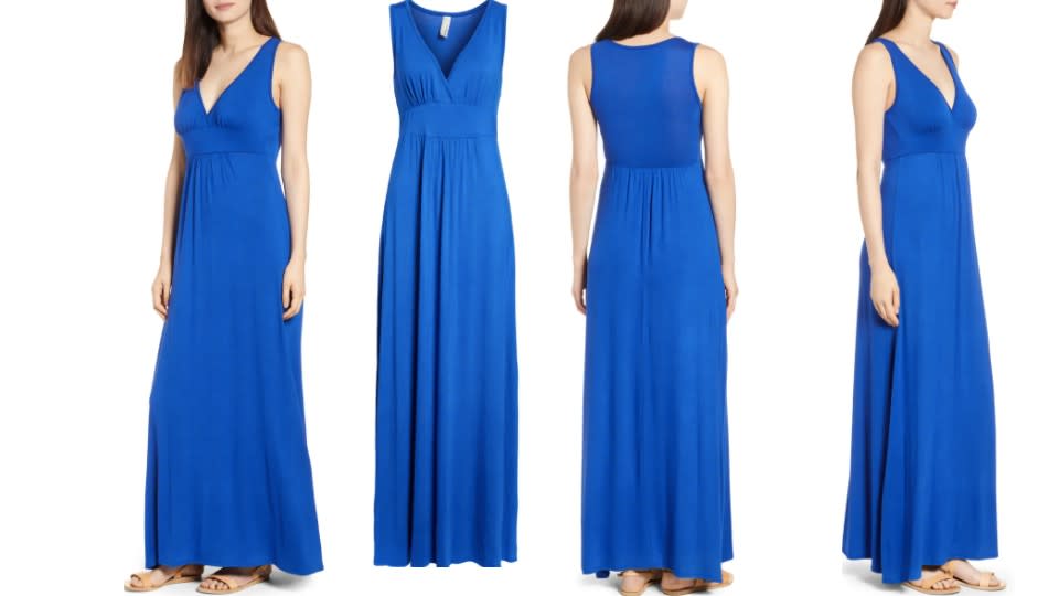 Loveappella V-Neck Jersey Maxi Dress - Nordstrom, $48 (originally $68)