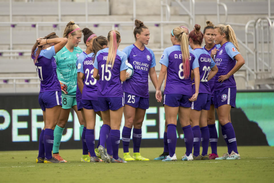 The Orlando Pride will not participate in the NWSL Challenge Cup due to positive COVID-19 tests. (Photo by Joe Petro/Icon Sportswire via Getty Images)