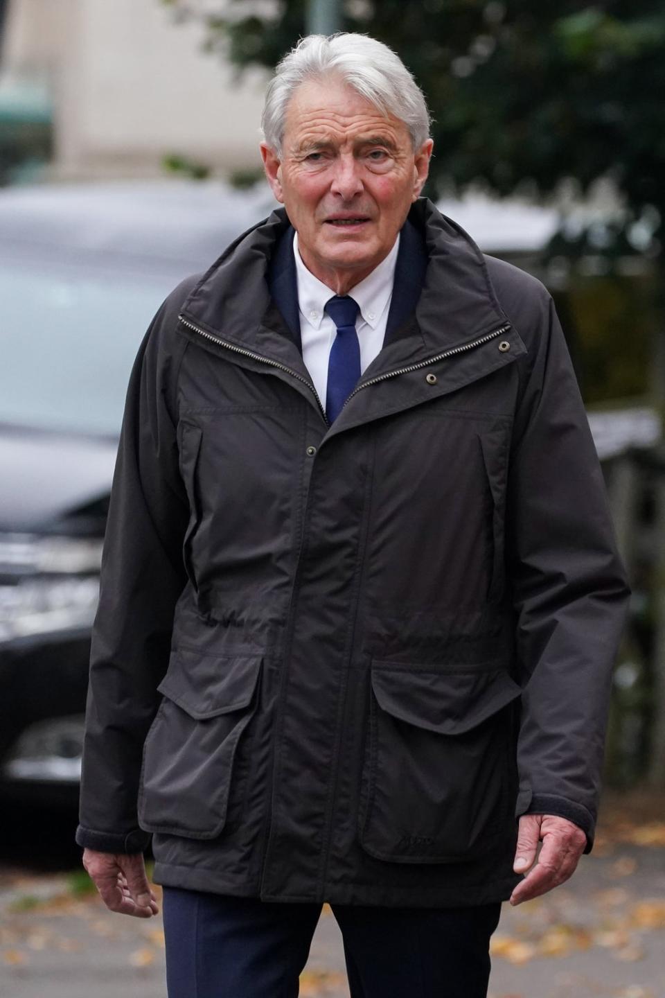 David Henderson arriving at Cardiff Crown Court (Jacob King/PA) (PA Wire)