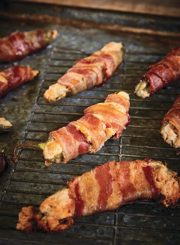 <p>John Russo</p> Valerie Bertinelli's Bacon-Wrapped Jalapeño Poppers