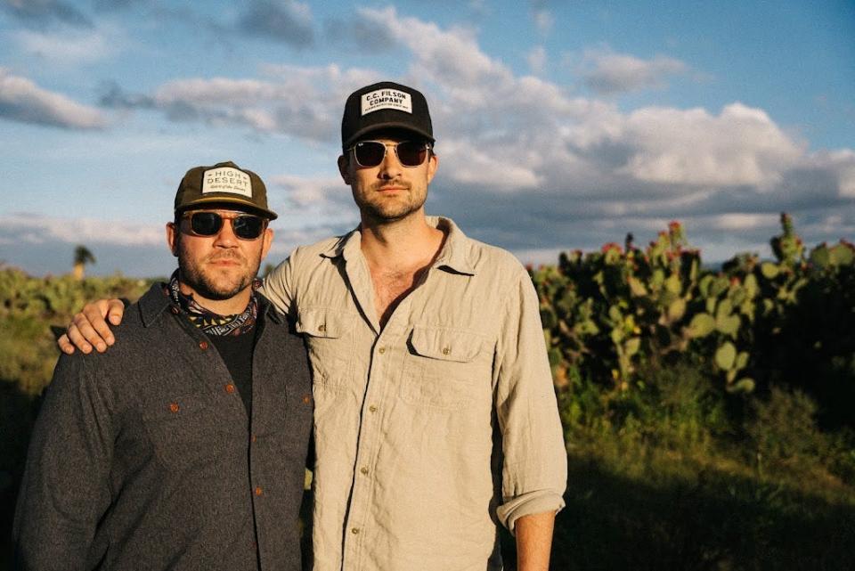 Logan Sligar (left) and Ryan Springer (right) are the founders of High Desert Vodka.