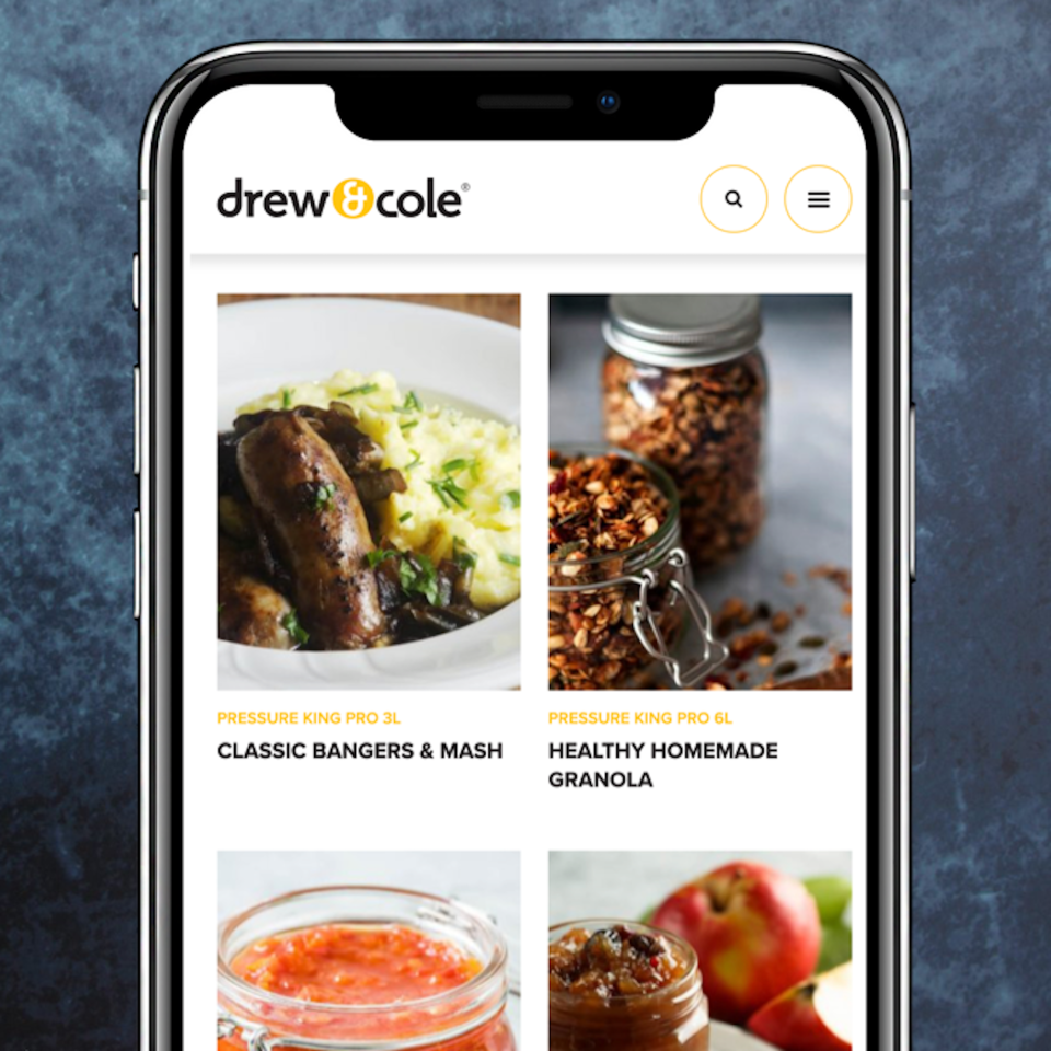 Drew & Cole air fryer app