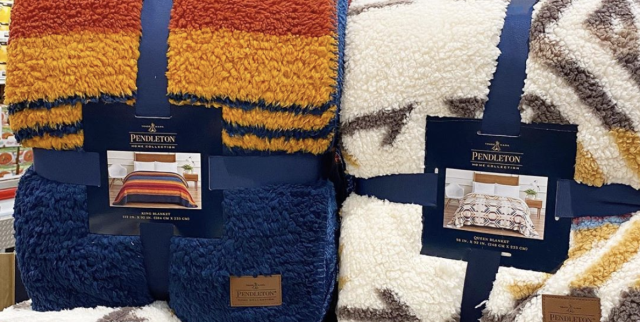 In case you were wondering how soft the Pendleton blankets were. : r/Costco