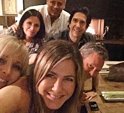 Jennifer Aniston/Instagram The cast of 'Friends' on Jennifer Aniston's Instagram