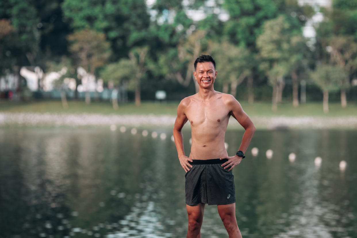 Neyton Tan is active in triathlons.