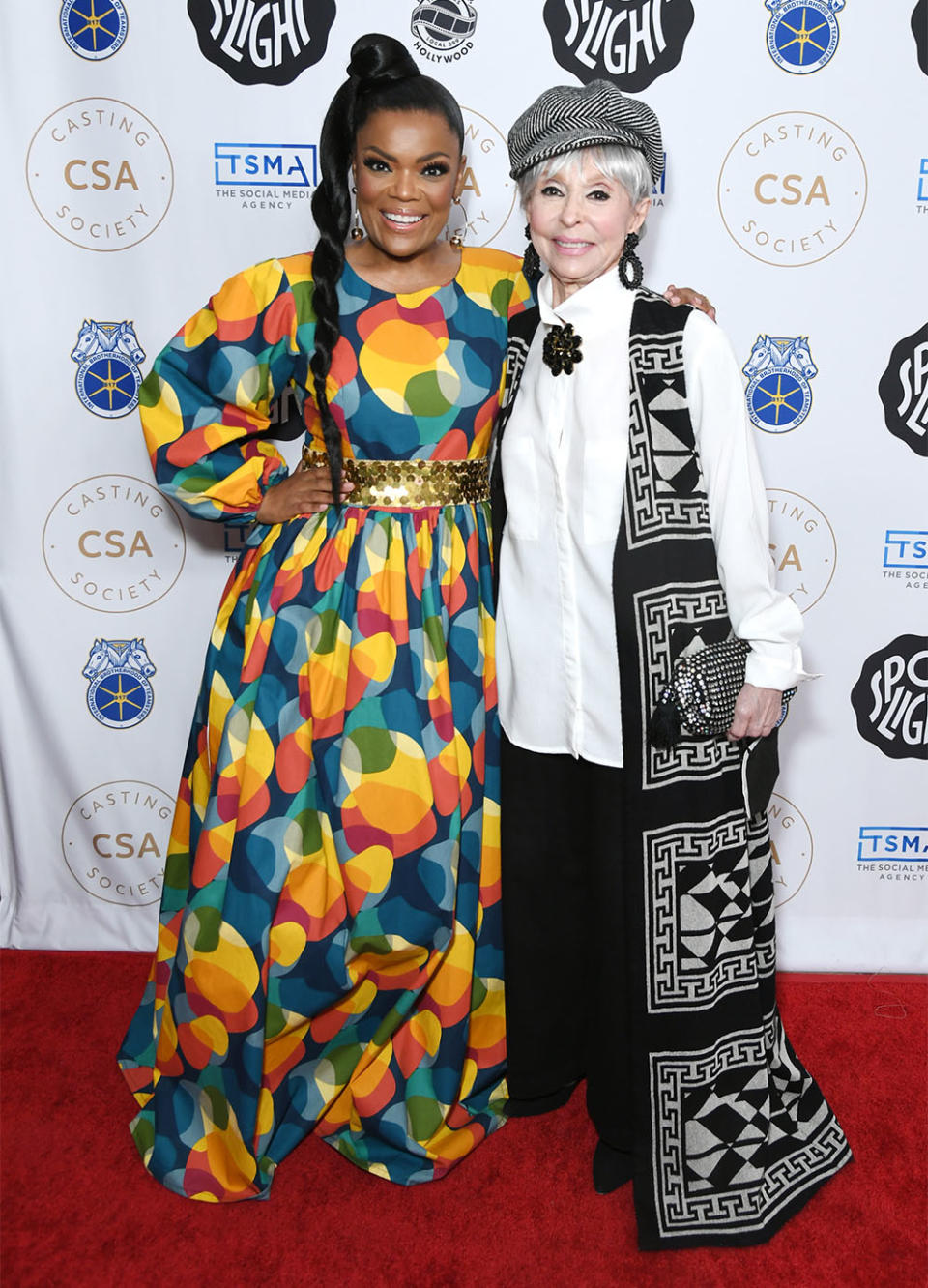 Yvette Nicole Brown and Rita Moreno attend the 38th Annual Artios Awards at The Beverly Hilton on March 09, 2023 in Beverly Hills, California.