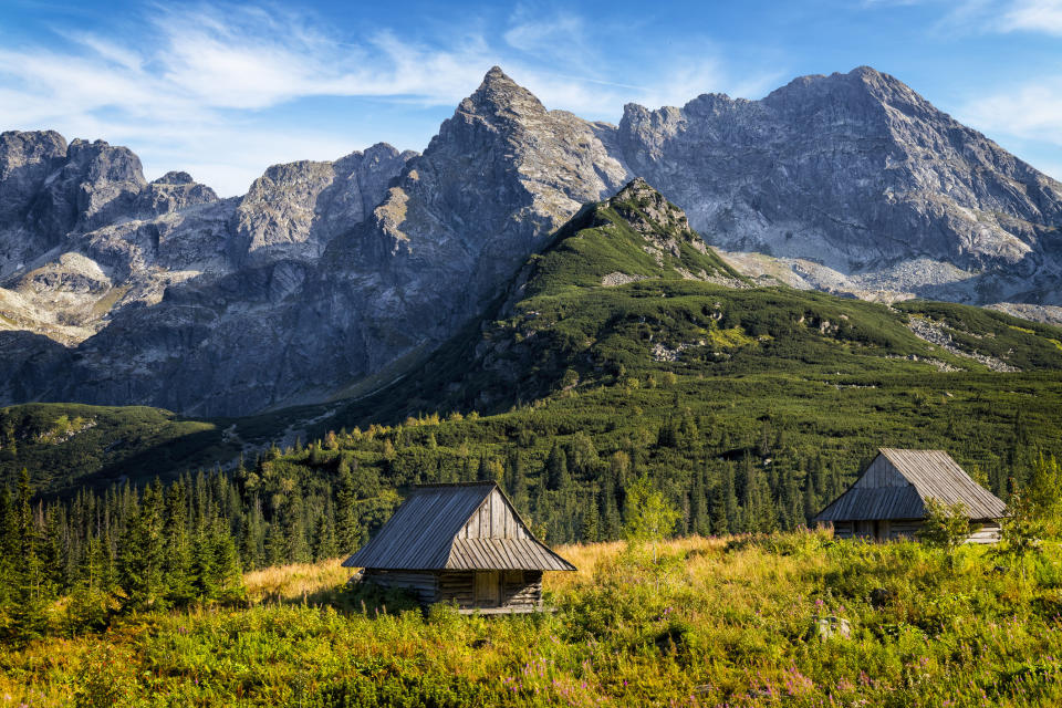 A valley in the Tatra Mountains in Poland.