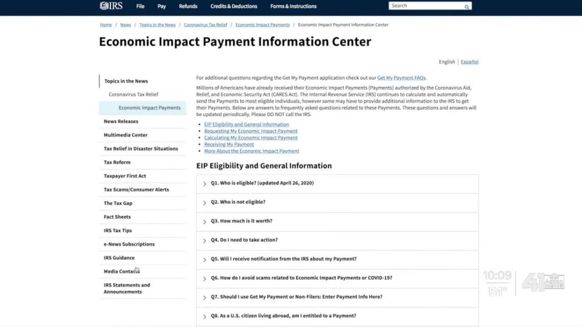 IRS Directdeposit deadline for stimulus check is Wednesday