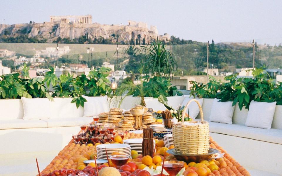 The Apollo Palm has incredible views of the Acropolis