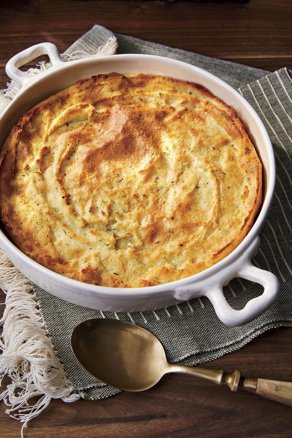 South Carolina: Buttermilk Spoon Bread