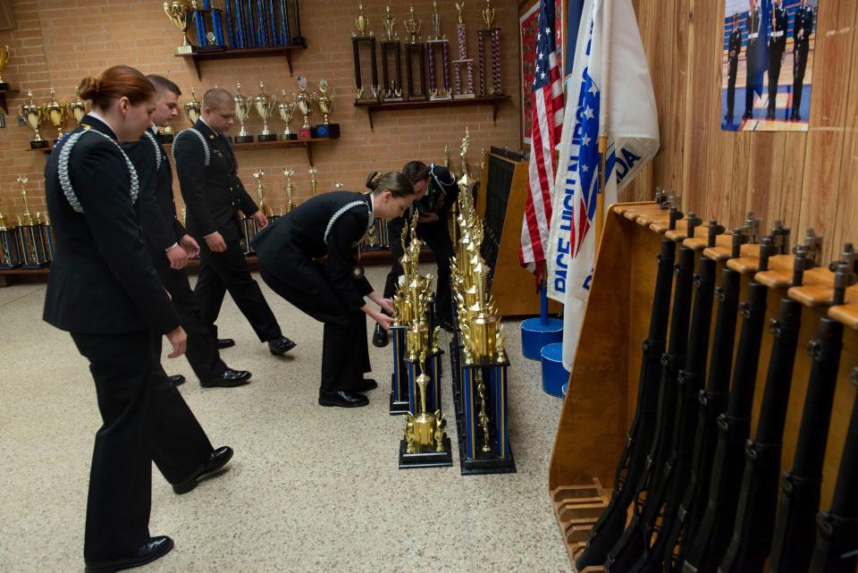 Pace High School's Naval Junior Reserve Officer Training Corps recently won the National Academic, Athletic and Drill Championship.