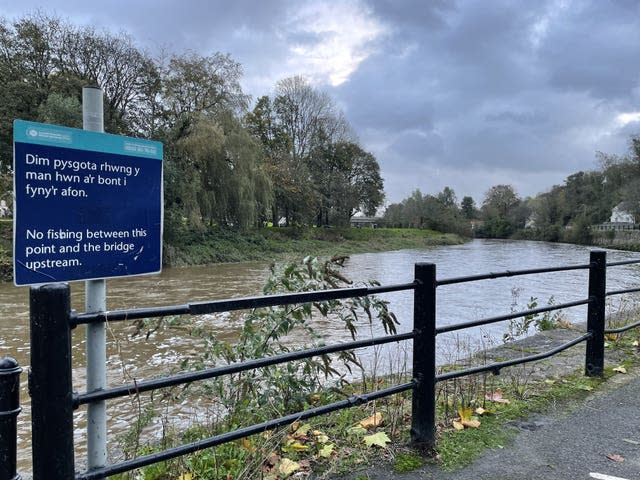 The River Cleddau in Haverfordwest 