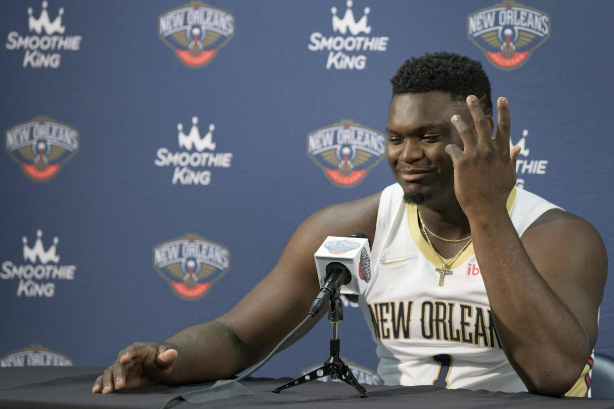 New Orleans Pelicans forward Zion Williamson 