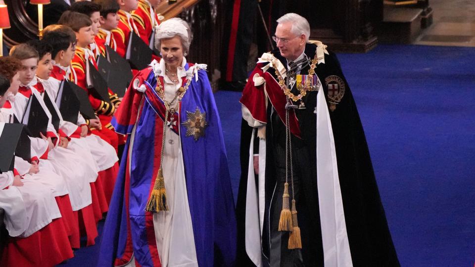 The Duke and Duchess of Gloucester attend the Coronation of King Charles III and Queen Camilla
