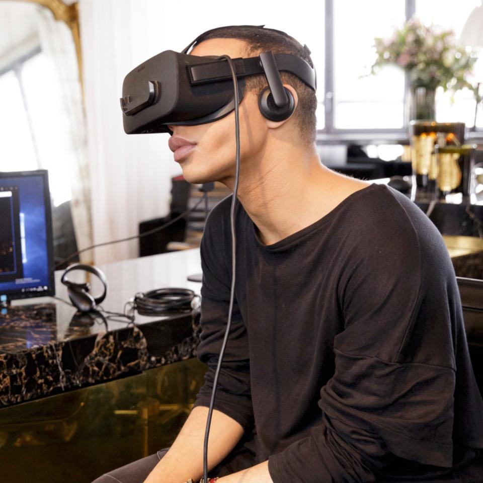 Balmain’s Olivier Rousteing is taking shoppers “inside his brain” at the brand’s new Milan store with a VR experience made in partnership with Oculus.