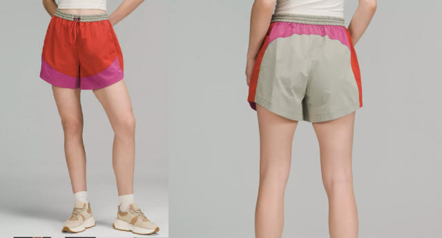 These Lululemon shorts are marked down right now.