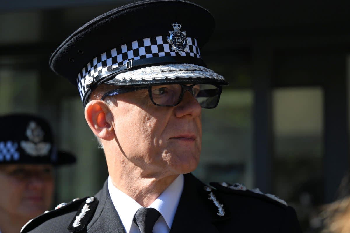 New Metropolitan Police Commissioner Sir Mark Rowley has begun setting out his plans to reform Britain’s largest police force (Carl de Souza/PA) (PA Wire)