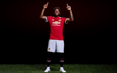 Fred signs for united - Credit: Getty images